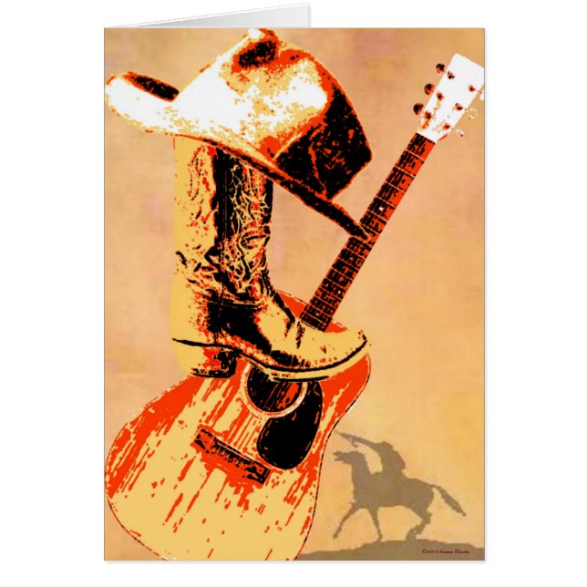 Country Western Card (Frente)