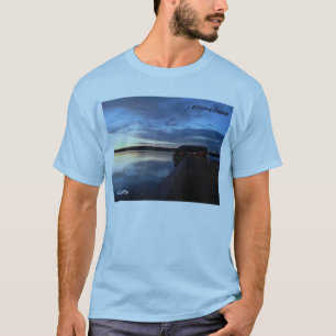 Coupeville en la puesta del sol, camiseta de la