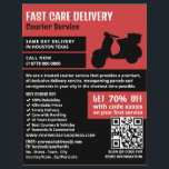 Courier Moped Design, publicidad de servicio de me<br><div class="desc">Courier Moped Design,  Courier Service Advertising Flyer by The Business Card Store.</div>