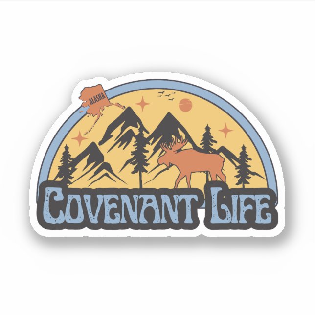 Covenant Life, Alaska Pegatina (Anverso)