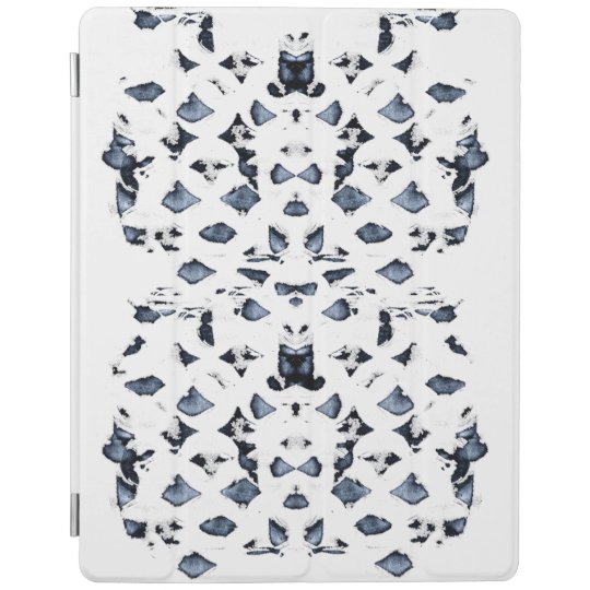 Cover De iPad El azul mancha la cubierta elegante del iPad