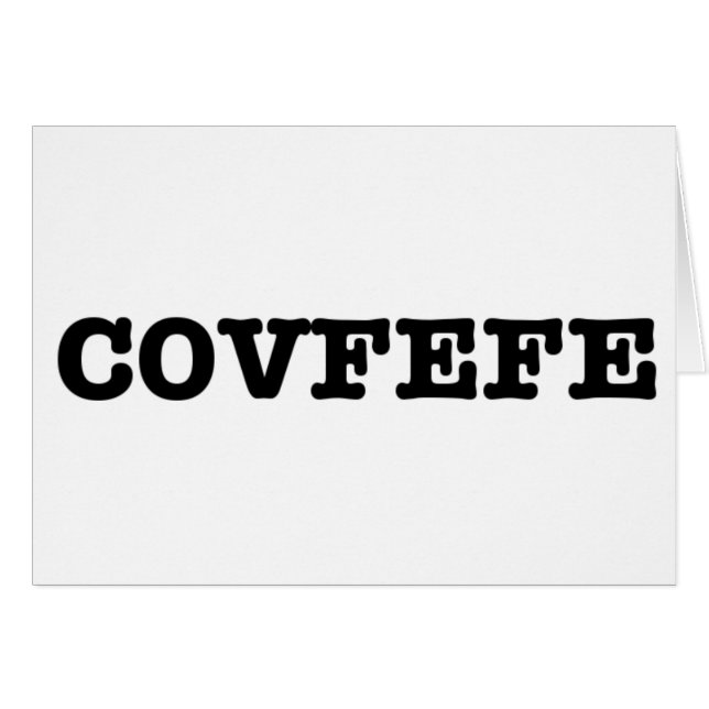 covfefe (Anverso (Horizontal))