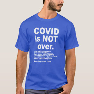 Covid no está en las camisetas oscuras