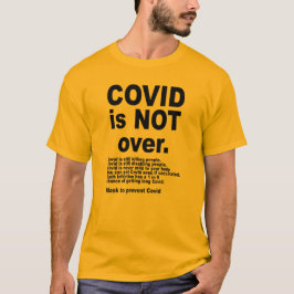Covid no está sobre camiseta