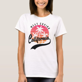 Covina Occidental, camiseta de las mujeres retro S