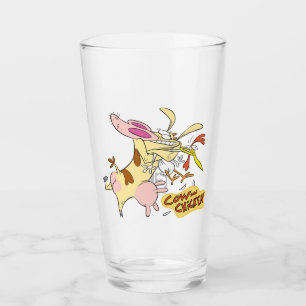 Cow and Chicken Hug Graphic