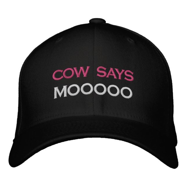 COW DICE QUE MOOOO GORRA DE LBI APPAREL (Anverso)