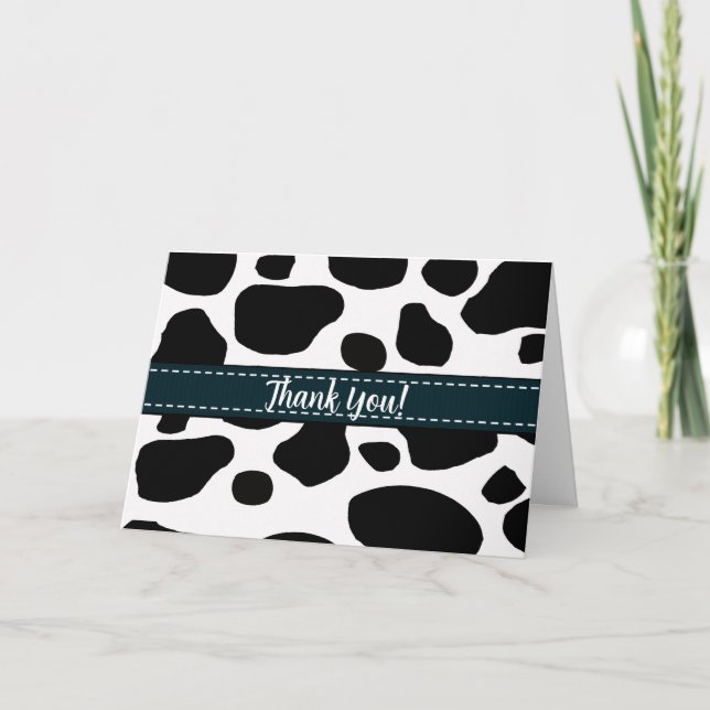 Cow Spots All Ocassion Gracias Nota (Anverso)
