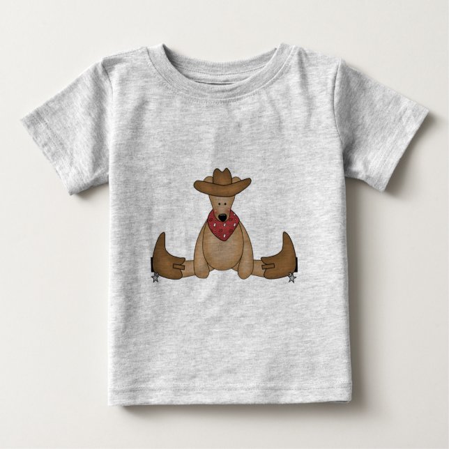 Cowboy Bear camisetas y regalos (Anverso)