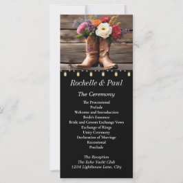 Cowboy Occidental boots Floral Elegante Mason Jar