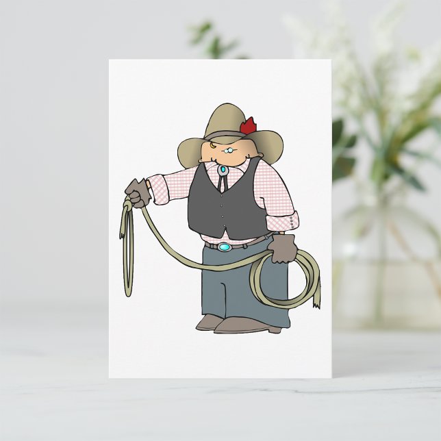 Cowboy Organiza Invitaciones Lasso (Subido por el creador)