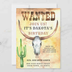 Cowboy quería una invitación para el cumpleaños