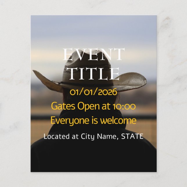 Cowboy Ranch Rural flyer (Frente)