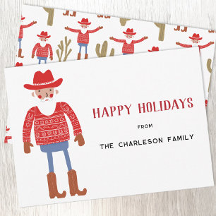 Cowboy Santa Claus Navidad