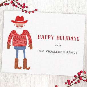 Cowboy Santa Claus Navidad