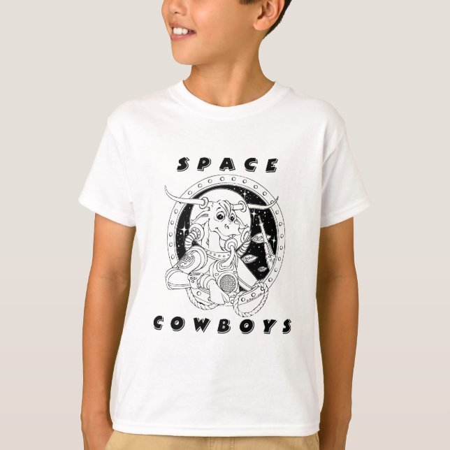 Cowboys Espaciales Niños Camiseta (Anverso)