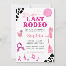 Cowgirl Disco Última Invitación a Bachelorette de