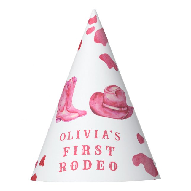 Cowgirl First Rodeo Fiesta Gorra (Anverso)