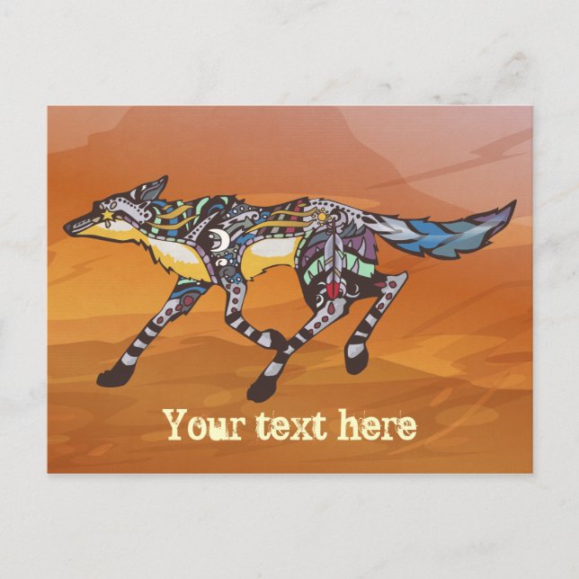 Coyote la tarjeta postal del timador (Anverso)