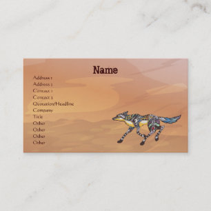 Coyote las tarjetas de presentación de los timado