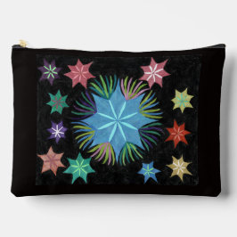 CozmicNinjaStar sobre una bolsa de accesorios para
