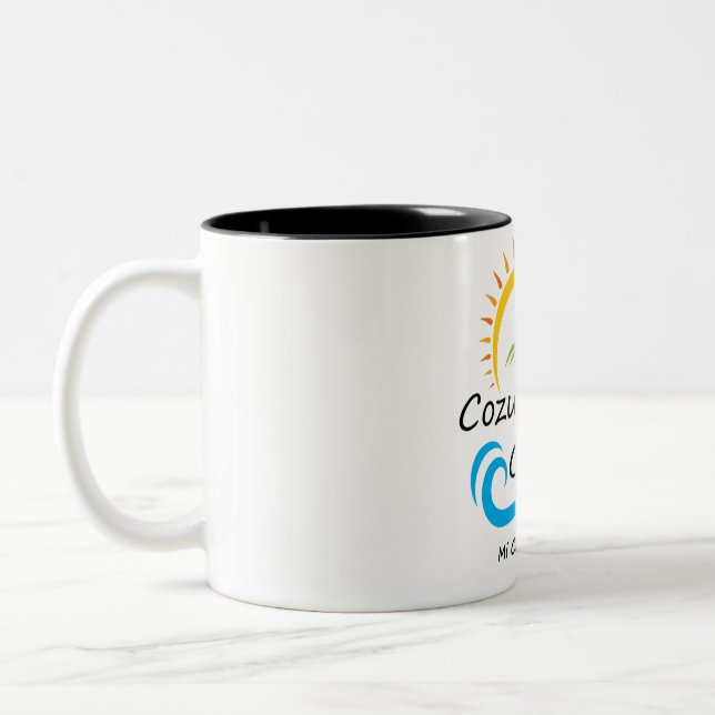 Cozumel My Cozumel taza de café con interior oscur (Izquierda)