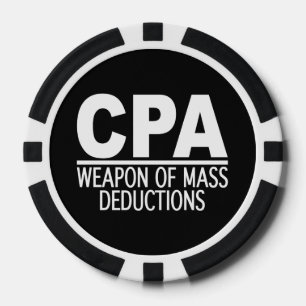 CPA personalizado fichas de póquer