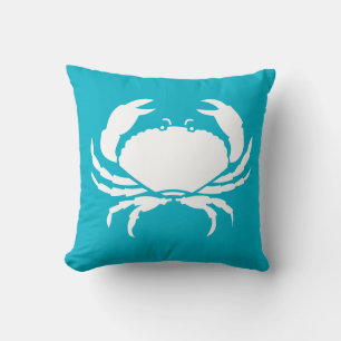 CRAB BLANCO solo almohada azul
