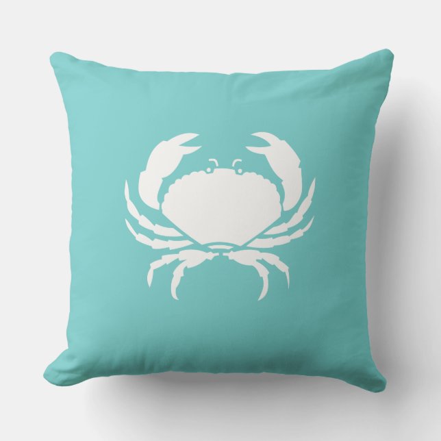 CRAB / cangrejo verde azulado de almohada azul mar (Anverso)