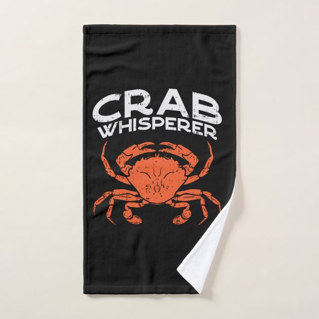 Crab Whisperer Vintage (Toalla de mano)