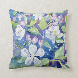 "Crabapple florece" almohada del acento