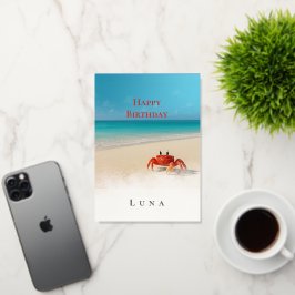 Crabby Bold - Personalizado picante Chicas de tarj