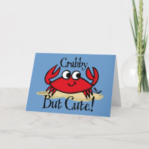 Crabby, pero tarjeta de felicitación muy pequeña