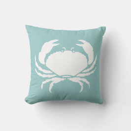 CRABS BLANCO sobre almohada azul