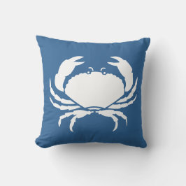 CRABS BLANCO sobre almohada azul