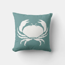 CRABS BLANCO sobre almohada azul