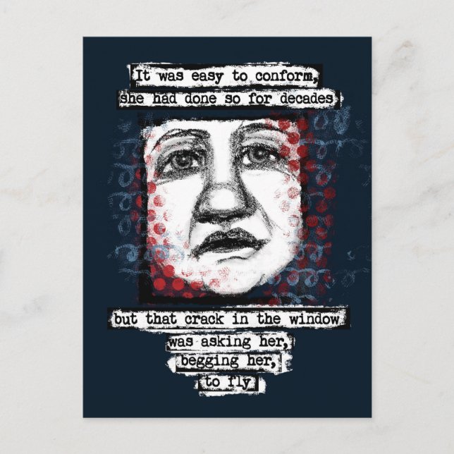 Crack en la postal de la ventana (Anverso)