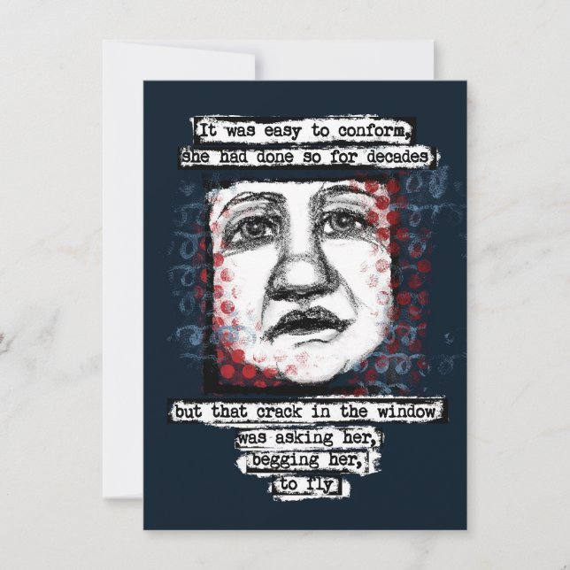 Crack En Las Tarjetas De Saludo De La Ventana (Anverso)