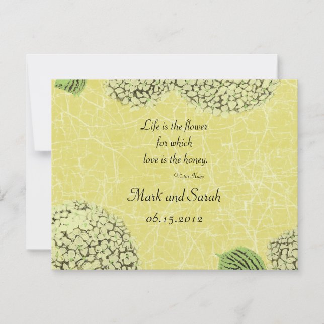 Crackers de época Hydrangeas RSVP (Anverso)