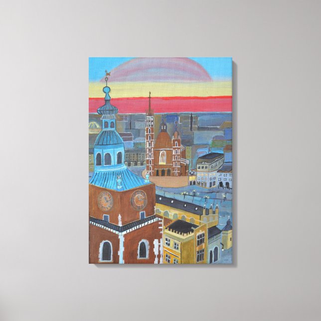 Cracovia, arte de lienzo en Polonia (Anverso)