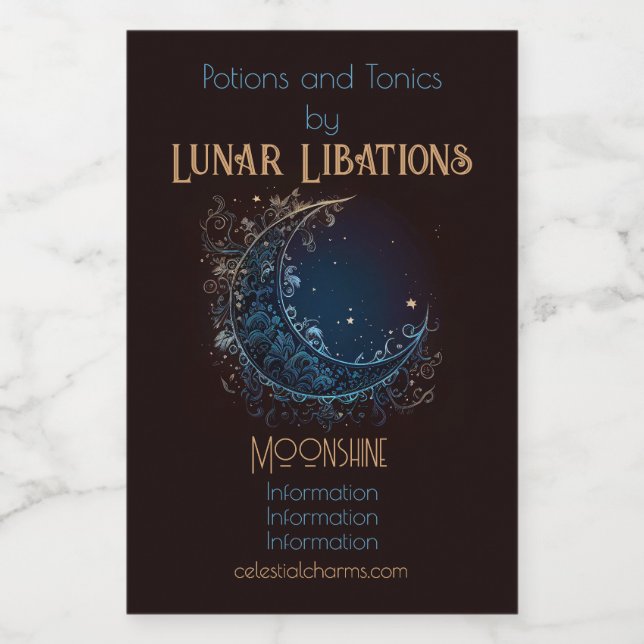 Craete Tu Propia Luna Mágica Filigrera (Etiqueta única)