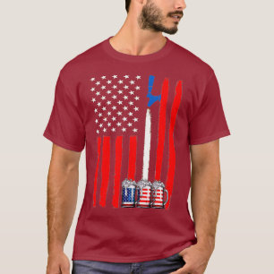 Craft Beer camiseta de la bandera estadounidense c