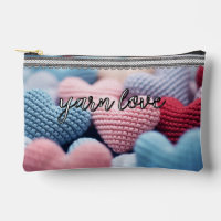 Craft Pouch crochet bolsa de viaje hilados ganchos