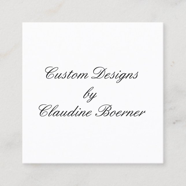 Crafter cuadrado, joyería, producto, tarjetas de (Anverso)