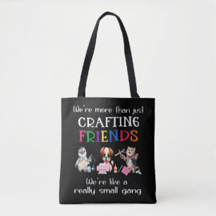 Crafting Friends = Pequeña bolsa de tote de pandil