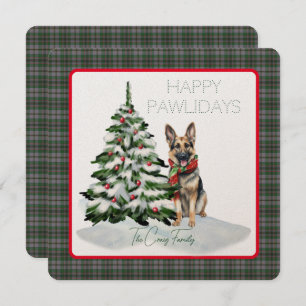 Craig Modern Tartan Happy Pawlidays Dog
