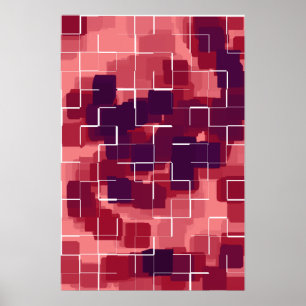"Cranberry" Arte Geométrico