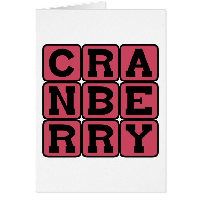 Cranberry, Fruta (Frente)