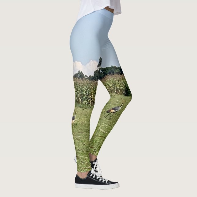 Crane Bird Leggings (Derecha)