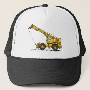 Crane todos los gorras de la construcción